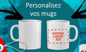 impression de mugs personnalisés à Arras