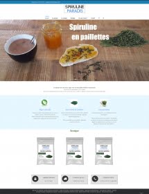 site boutique de spiruline www.spirulineparadis.fr