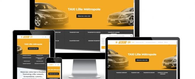 Création de site web pour Chauffeur Taxi et VTC