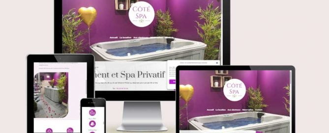 Création de site web pour hôtel, chambre d'hôte, location de spa...