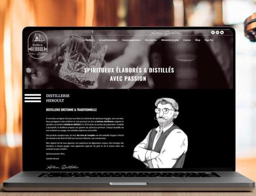 Création de site pour une Distillerie en Bretagne